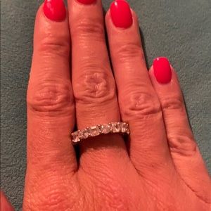 3 for $12 🔆 Cubic Zirconia & Silver Eternity Band